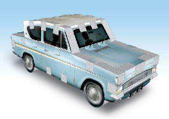 Harry Potter 3D Puzzle Weasley Family Car Ford Anglia - Olleke Wizarding Shop Amsterdam