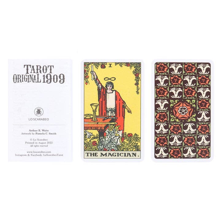 Cartes de Tarot miniatures originales de 1909