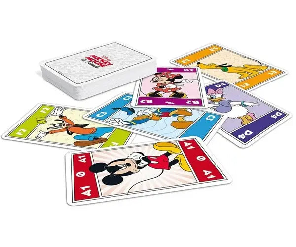 Disney Mickey Mouse & Friends 4 in 1 Card Game - Olleke Wizarding Shop Amsterdam