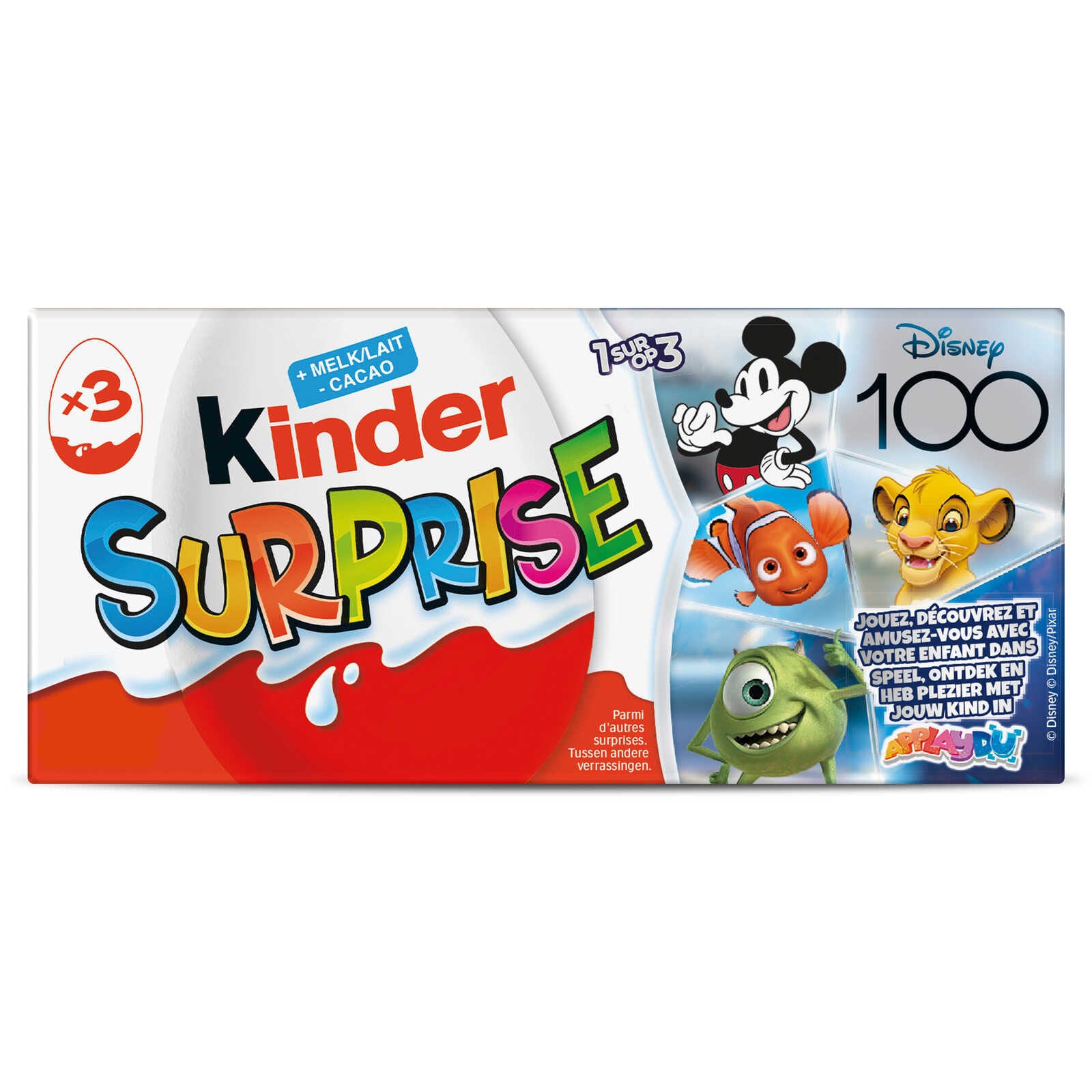 Disney x Kinder Surprise Chocolade Ei