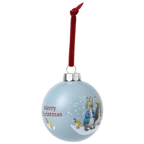 Peter & Benjamin's Snowball Fight Bauble - Olleke Wizarding Shop Amsterdam Brugge London