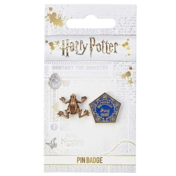 Harry Potter Chocolate Frog Pin Badge - Olleke Wizarding Shop Amsterdam Brugge London