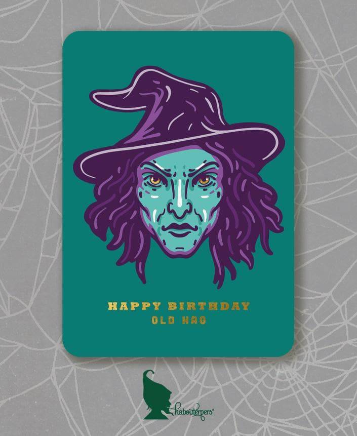 Happy Birthday Old Hag - Olleke Wizarding Shop Amsterdam Brugge London