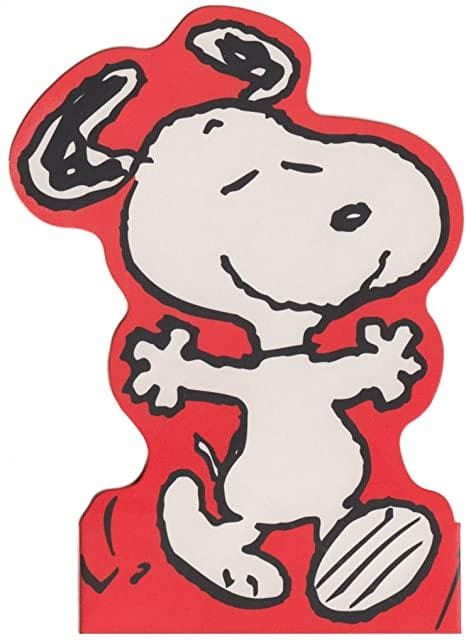 Snoopy Blank Stand Up Card - Olleke Wizarding Shop Amsterdam Brugge London