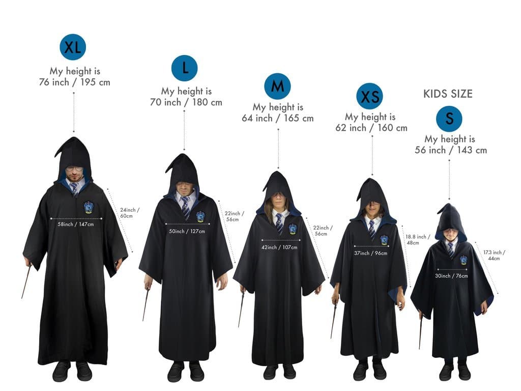 Harry Potter Ravenclaw Robe - Olleke Wizarding Shop Amsterdam Brugge London