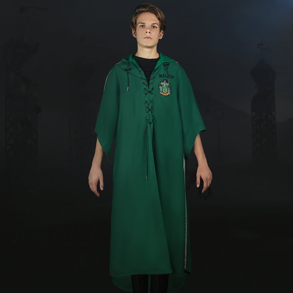 Harry Potter Personalized Slytherin Quidditch Robe - Olleke Wizarding Shop Amsterdam Brugge London