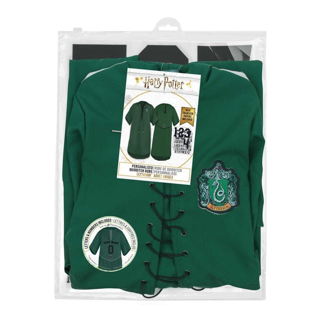 Harry Potter Personalized Slytherin Quidditch Robe - Olleke Wizarding Shop Amsterdam Brugge London