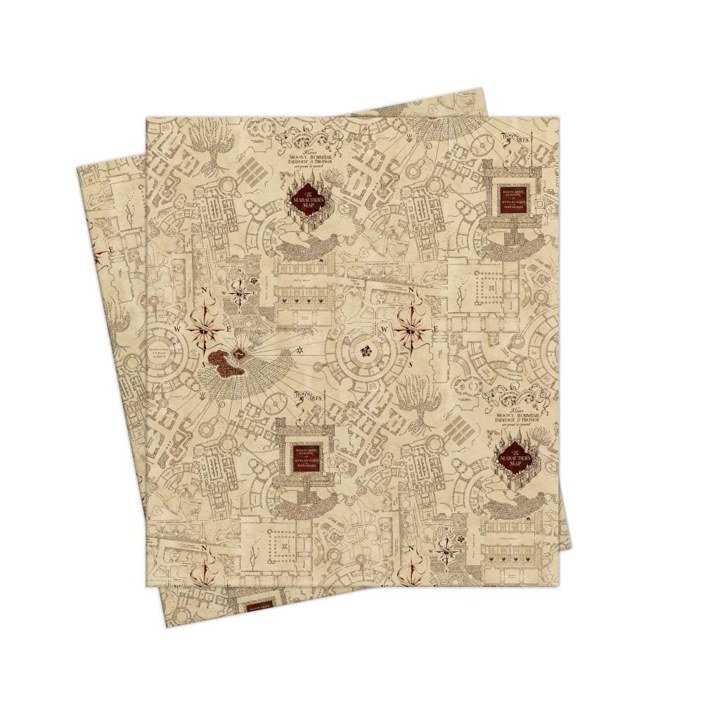 Marauder's Map Gift Wrap - Olleke Wizarding Shop Amsterdam Brugge London