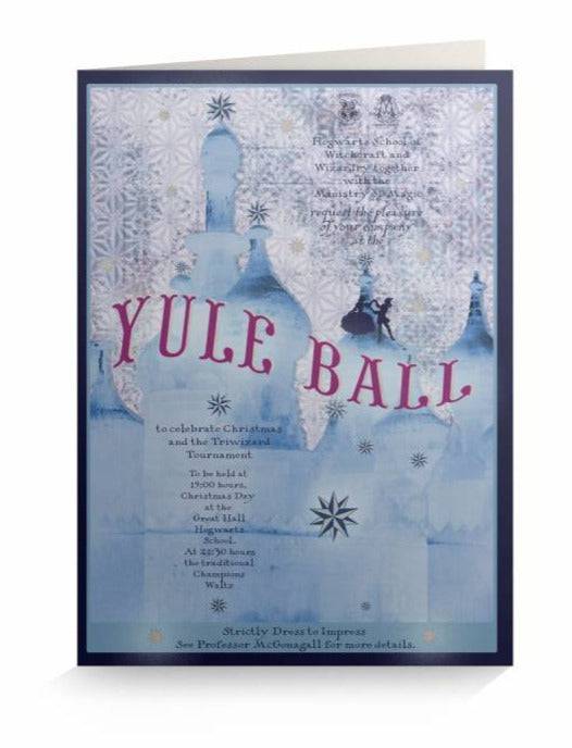 Yule Ball Foiled Notecard - Olleke Wizarding Shop Amsterdam Brugge London