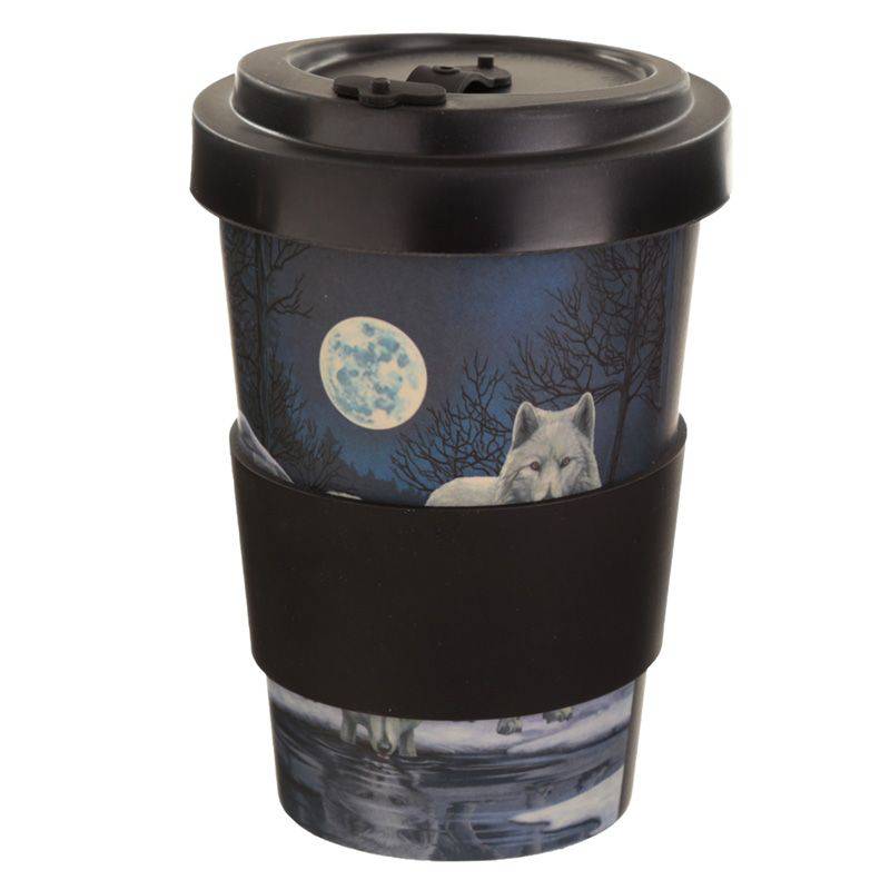 Wolves Travel Bamboo Mug - Olleke Wizarding Shop Amsterdam Brugge London