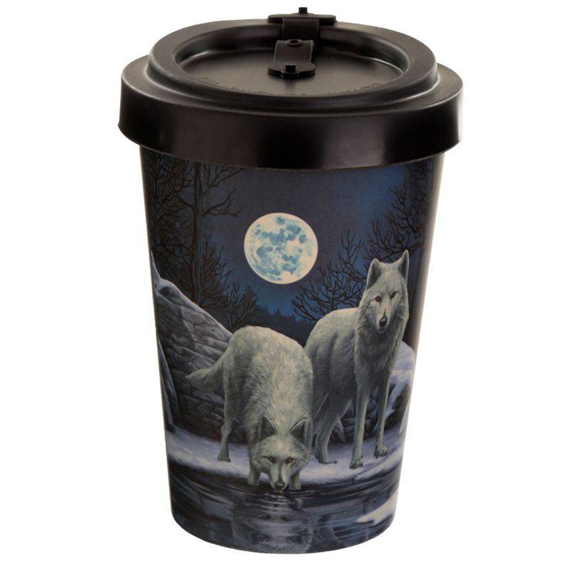 Wolves Travel Bamboo Mug - Olleke Wizarding Shop Amsterdam Brugge London