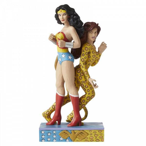 Wonder Woman and Cheetah Figurine - Olleke Wizarding Shop Amsterdam Brugge London