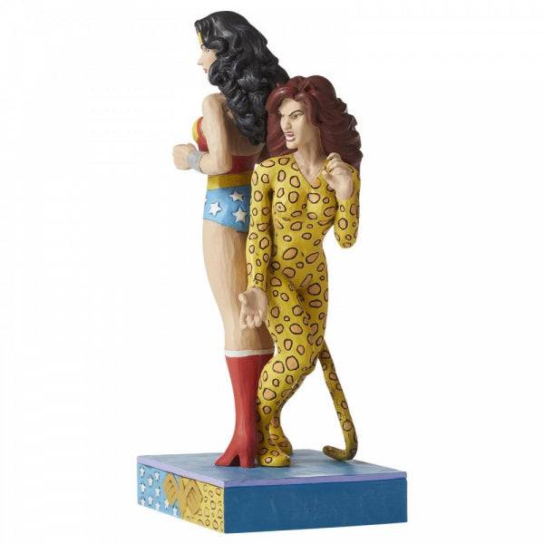 Wonder Woman and Cheetah Figurine - Olleke Wizarding Shop Amsterdam Brugge London