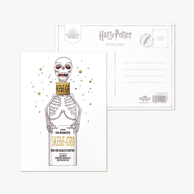 Harry Potter Concept Art Skele-Gro Postcard