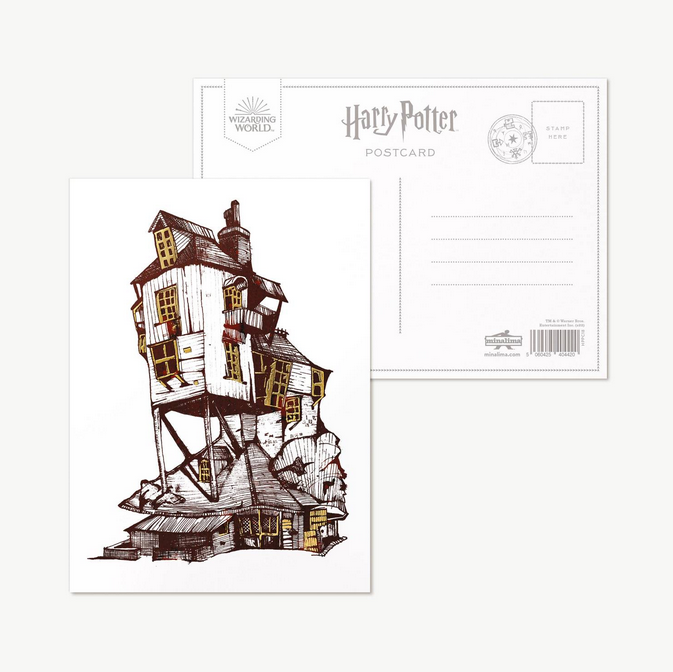 Carte postale « Le Terrier » de Harry Potter, concept art