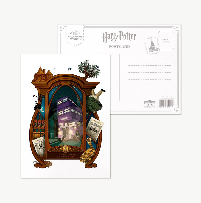 Moments magiques d'Harry Potter « Ce sera un voyage mouvementé ! » Carte postale simple