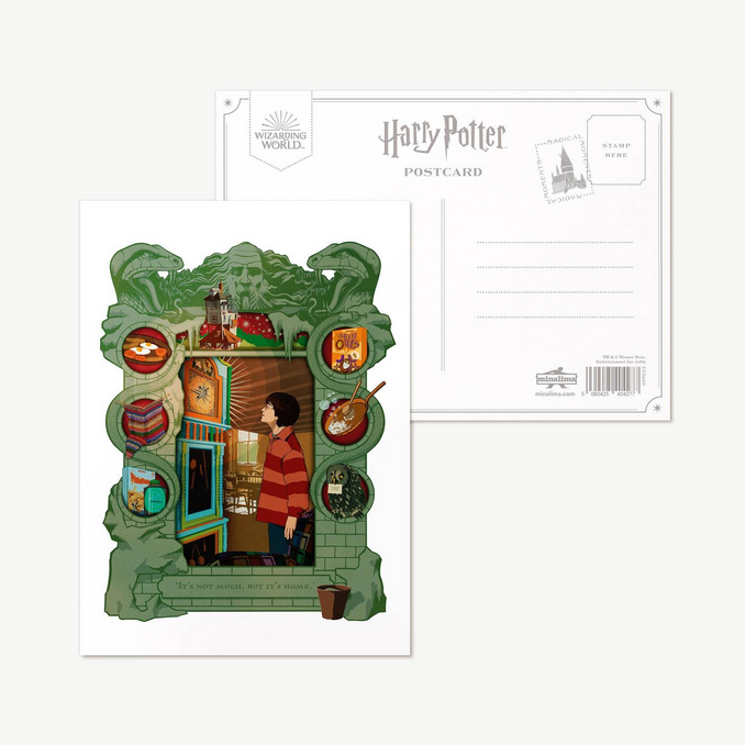 Harry Potter Magical Moments 'It's not much, but it's home' Single Postcard