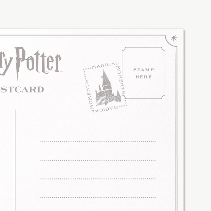 Carte postale simple « Accio Firebolt ! » de Harry Potter Magical Moments