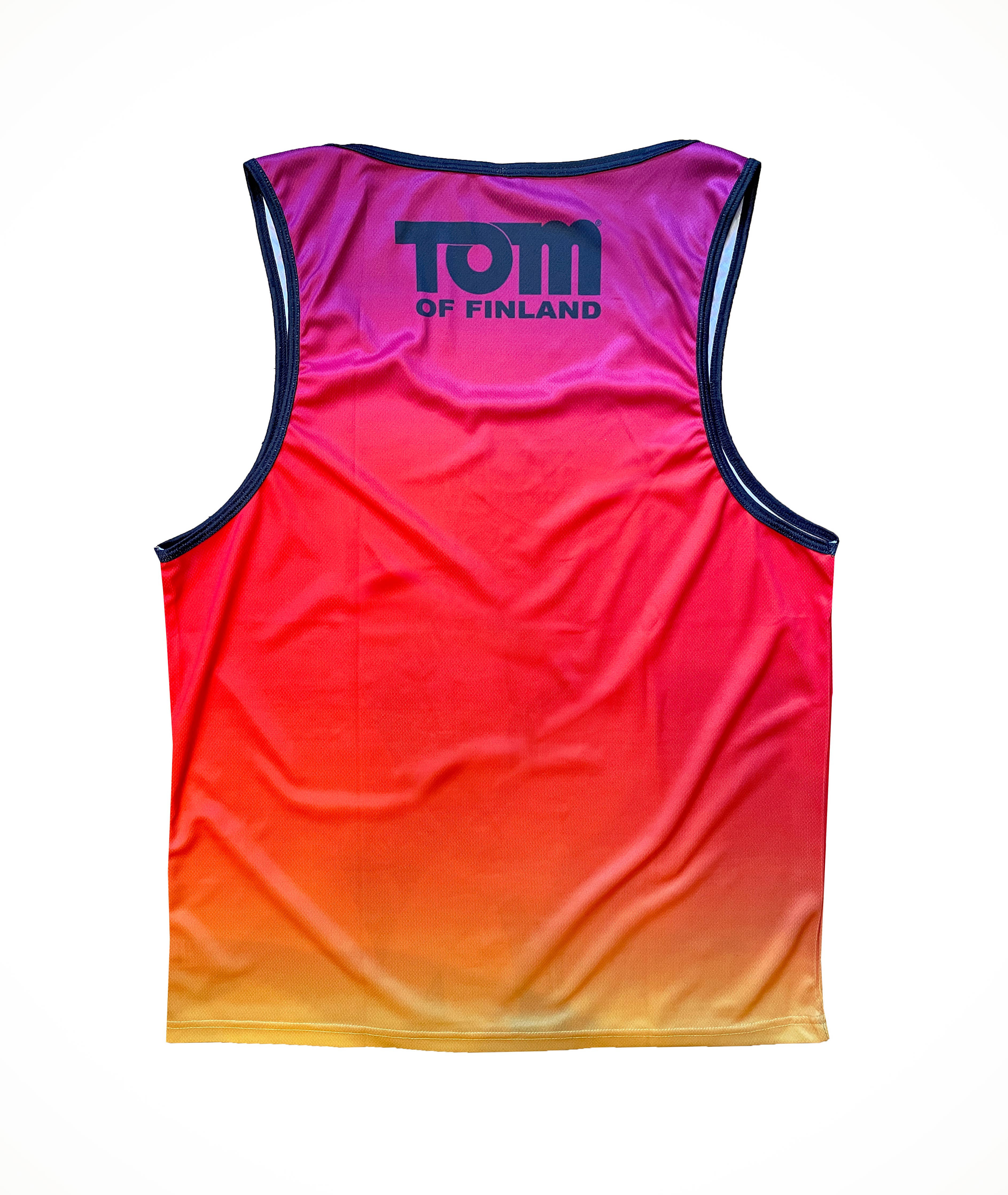 Tom of Finland tanktop van mesh — „Slutty Sailor”: Klein