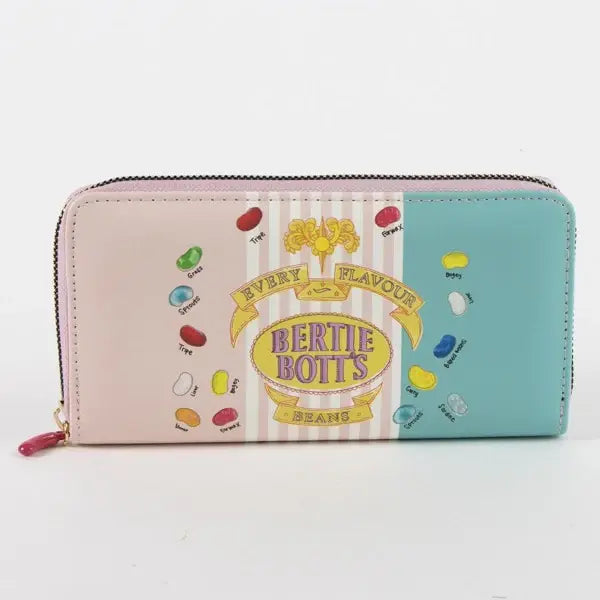 Cerdà Bertie Botts Candy Purse with colorful jelly beans spilling out, featuring a playful and whimsical design.