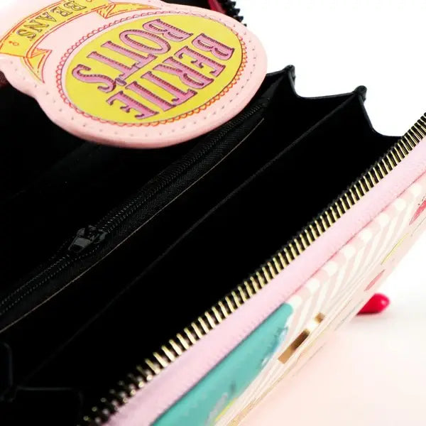 Cerdà Bertie Botts Candy Purse featuring colorful, bean-shaped candies in a decorative purse design, perfect for novelty gift.