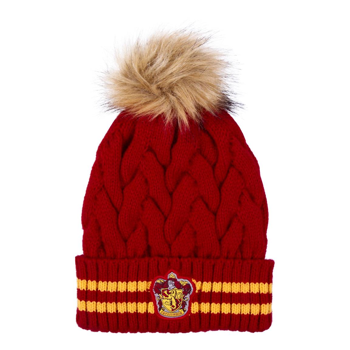 Harry Potter hat tricot pom pom Gryffindor