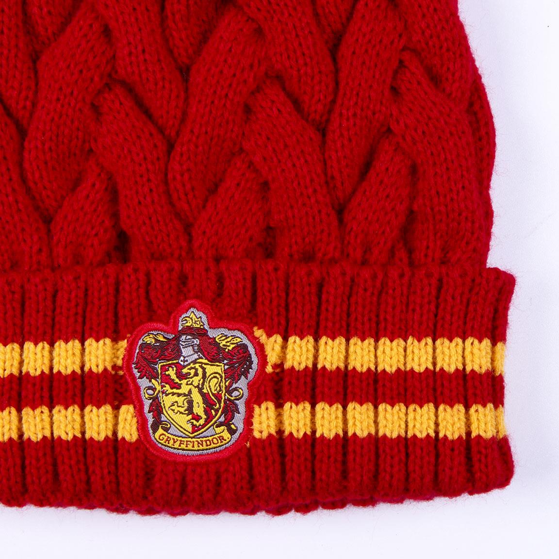 Harry Potter hat tricot pom pom Gryffindor