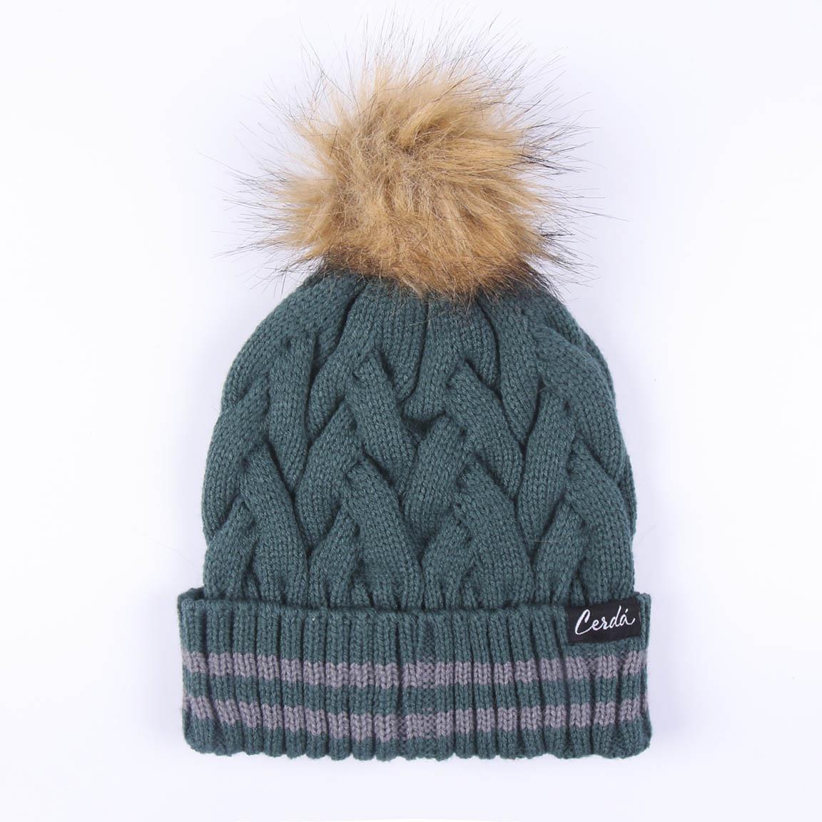 Harry Potter hat tricot pom pom Slytherin