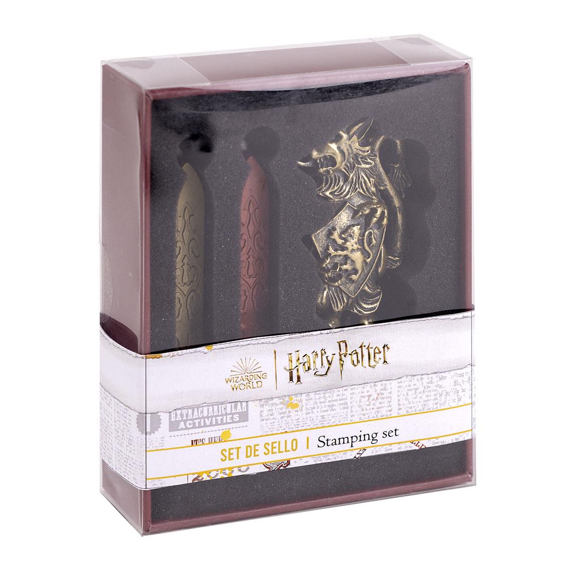 Harry Potter stationery set Gryffindor stamp