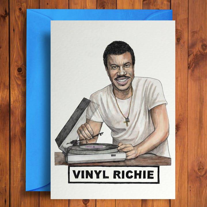 Vinyl Richie Greeting Card - Olleke Wizarding Shop Amsterdam Brugge London