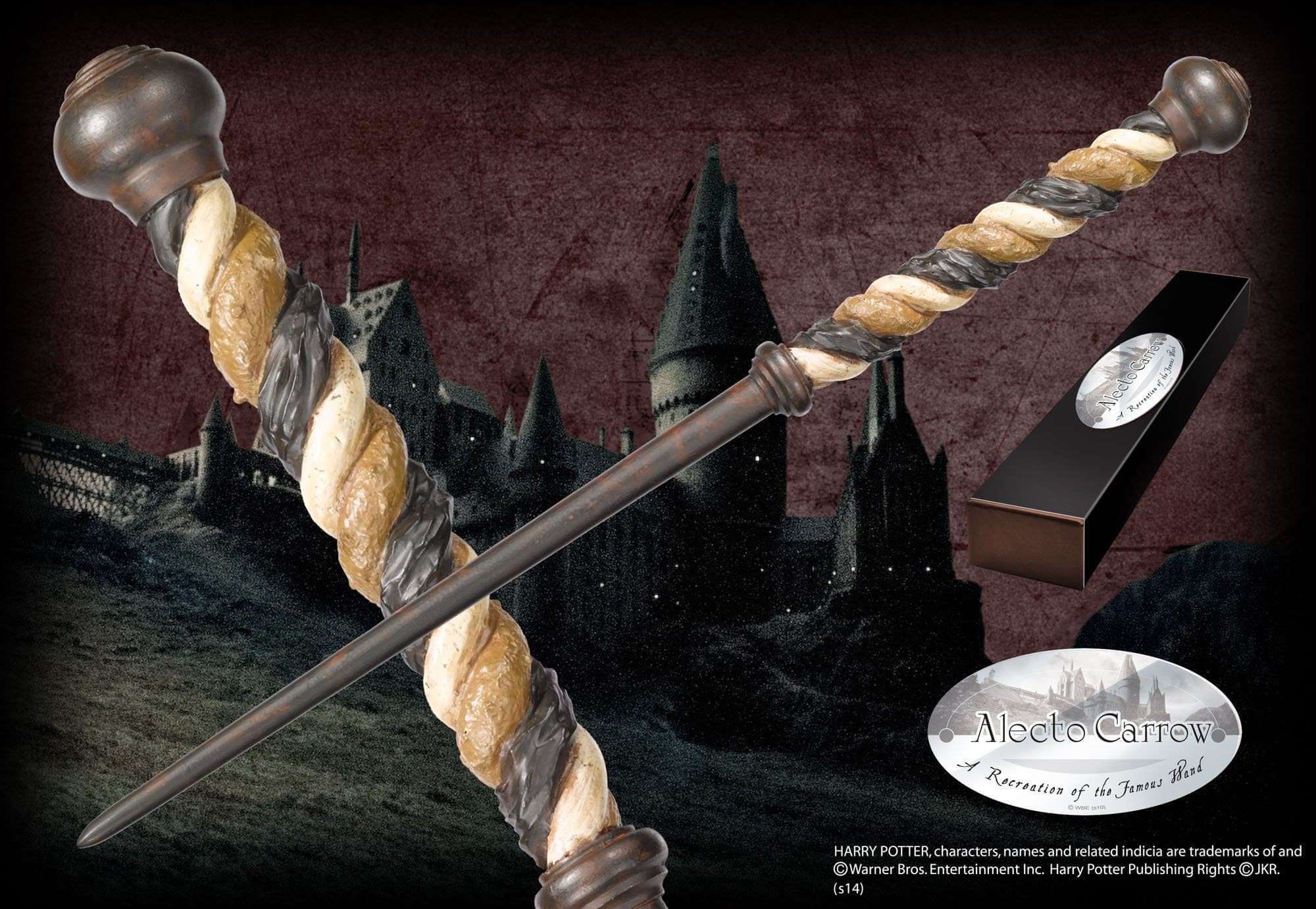 Alecto Carrow Character Wand - Olleke Wizarding Shop Amsterdam Brugge London