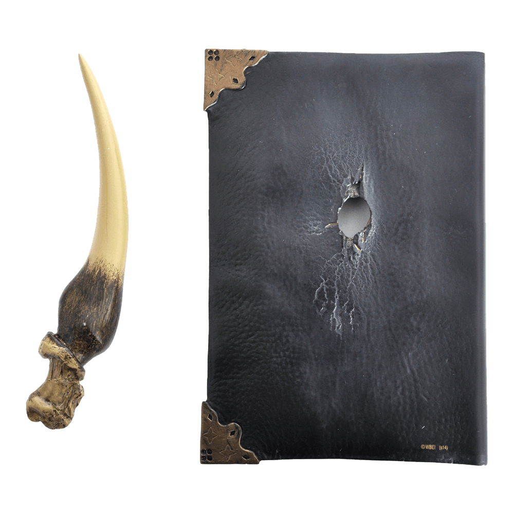 Basilisk Fang and Tom Riddle Diary Sculpture - Olleke Wizarding Shop Amsterdam Brugge London