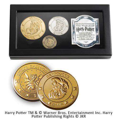 The Gringotts Coin Collection - Olleke Wizarding Shop Amsterdam Brugge London