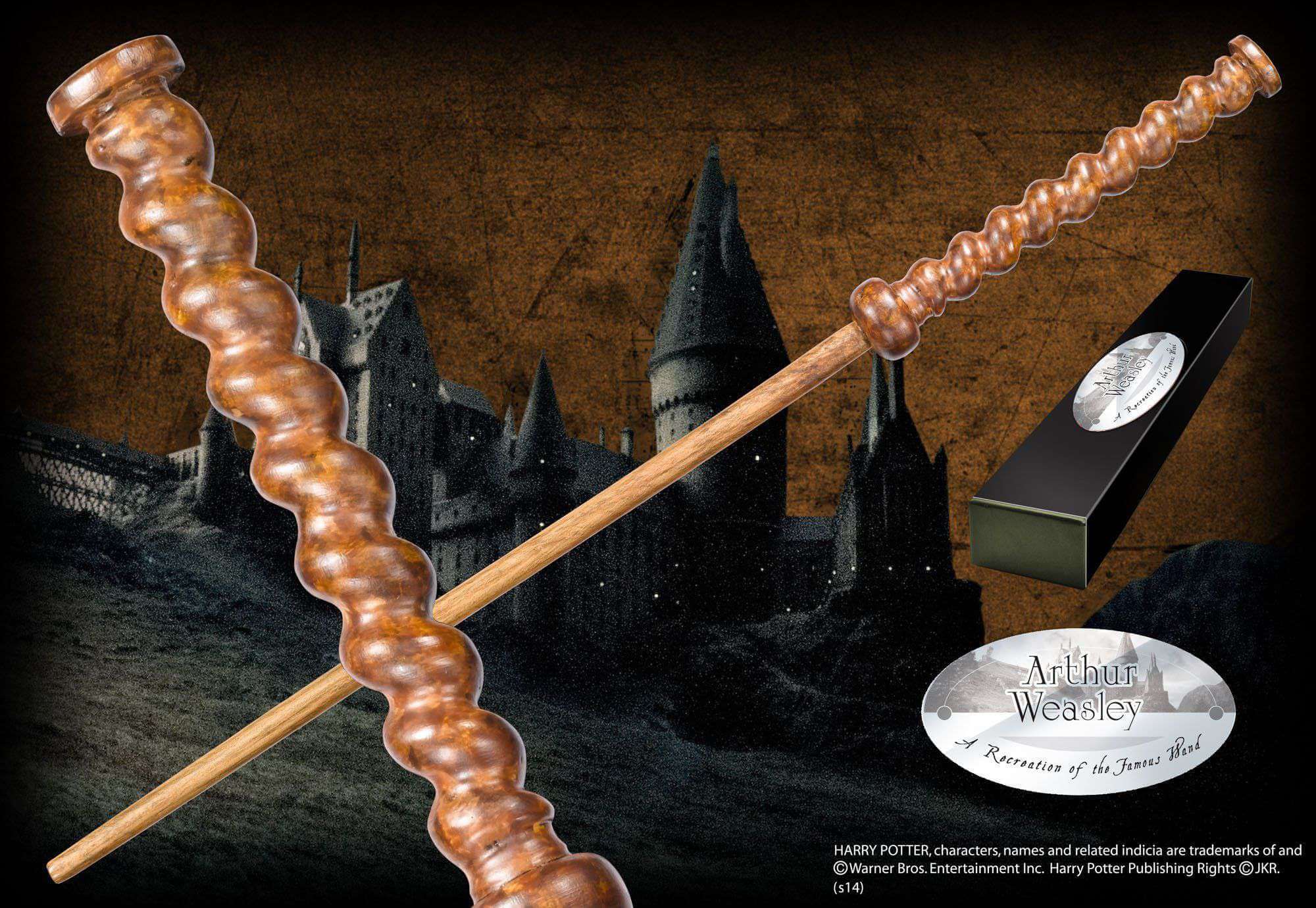 Arthur Weasley Character Wand - Olleke Wizarding Shop Amsterdam Brugge London