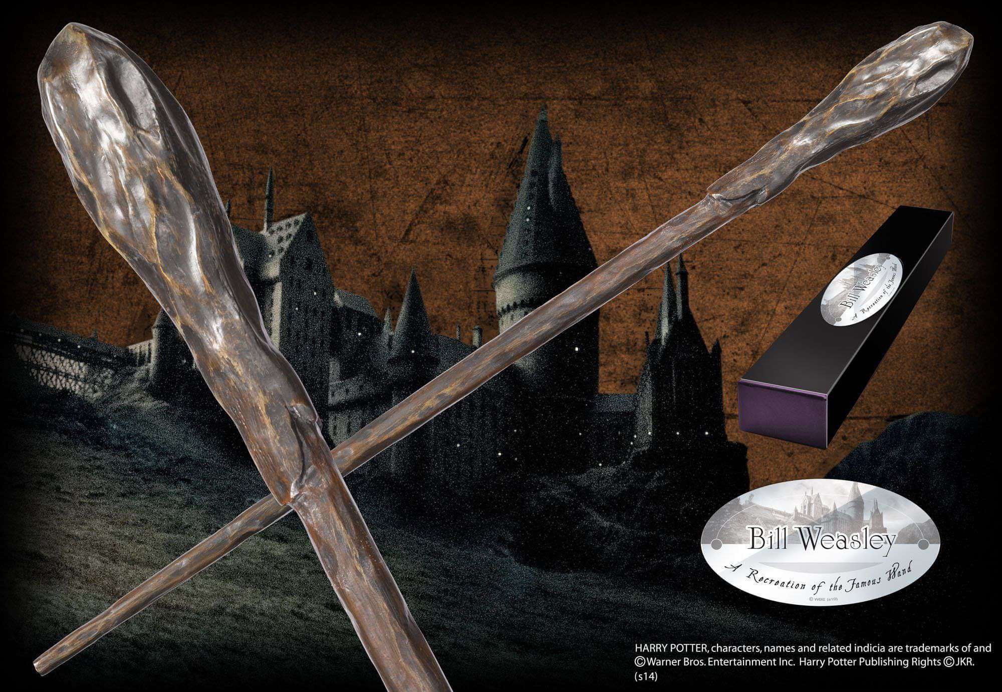 Bill Weasley Character Wand - Olleke Wizarding Shop Amsterdam Brugge London