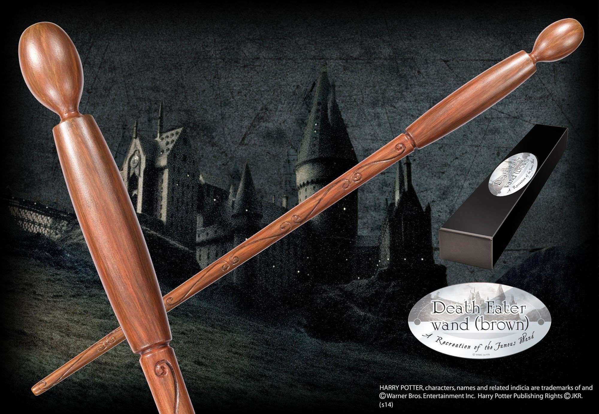 Death Eater Character Wand – Brown - Olleke Wizarding Shop Amsterdam Brugge London