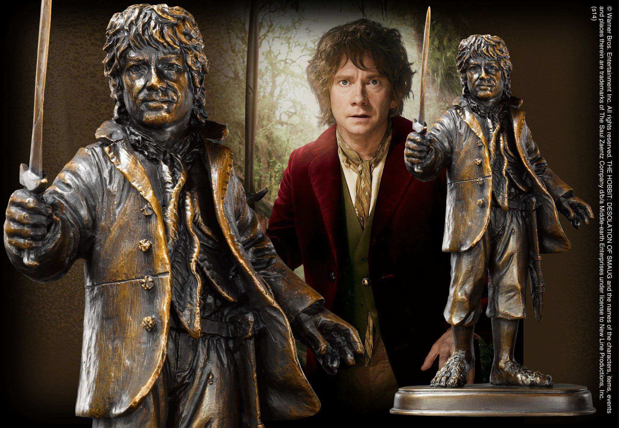 Bilbo Bronze Sculpture - Olleke Wizarding Shop Amsterdam Brugge London