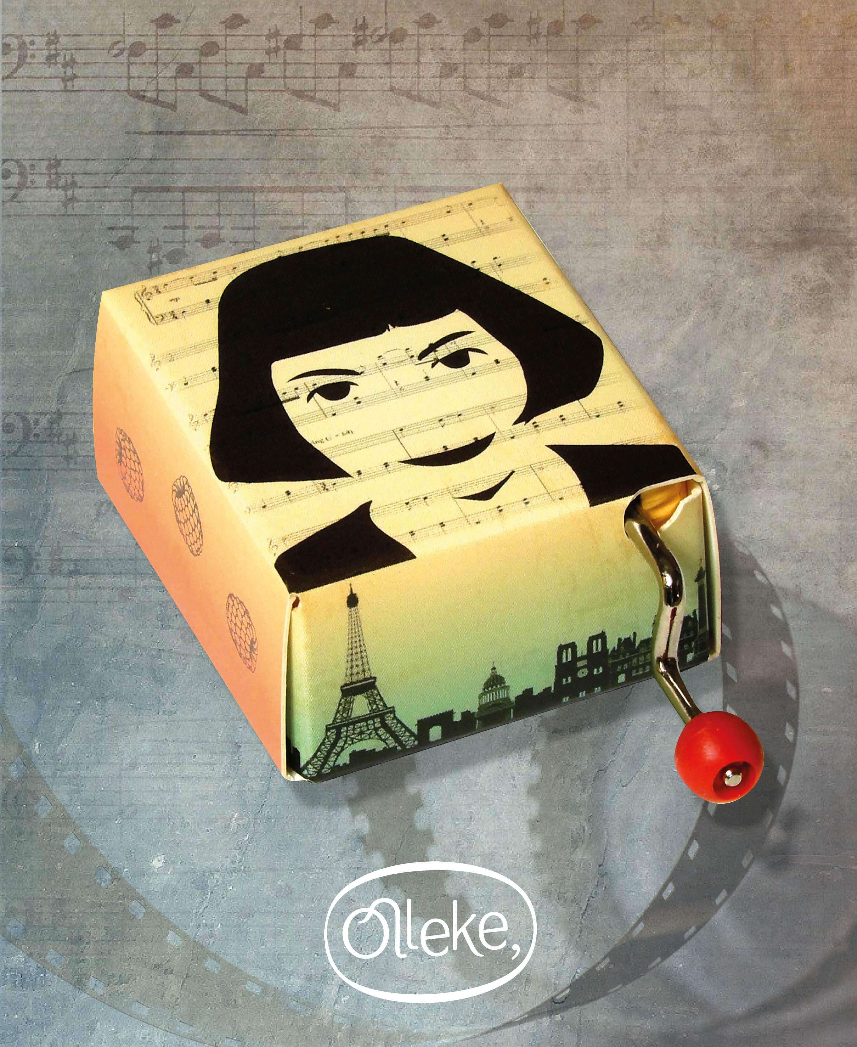 Amelie hand crank music box - Olleke Wizarding Shop Amsterdam Brugge London