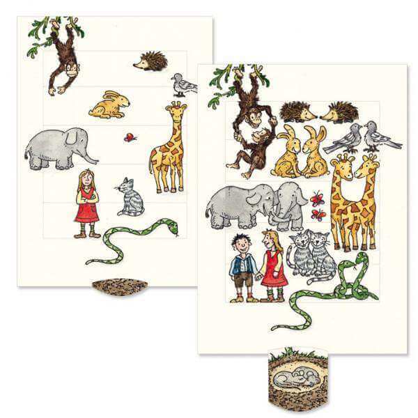 Animal slide card - Olleke Wizarding Shop Amsterdam Brugge London