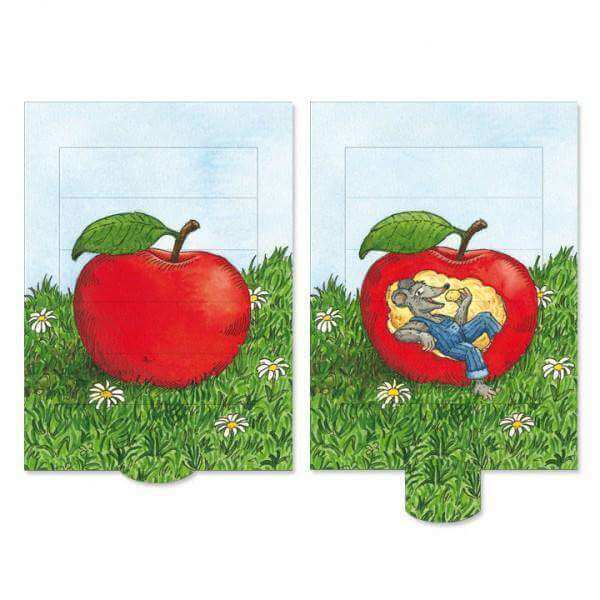 Apple slide card - Olleke Wizarding Shop Amsterdam Brugge London