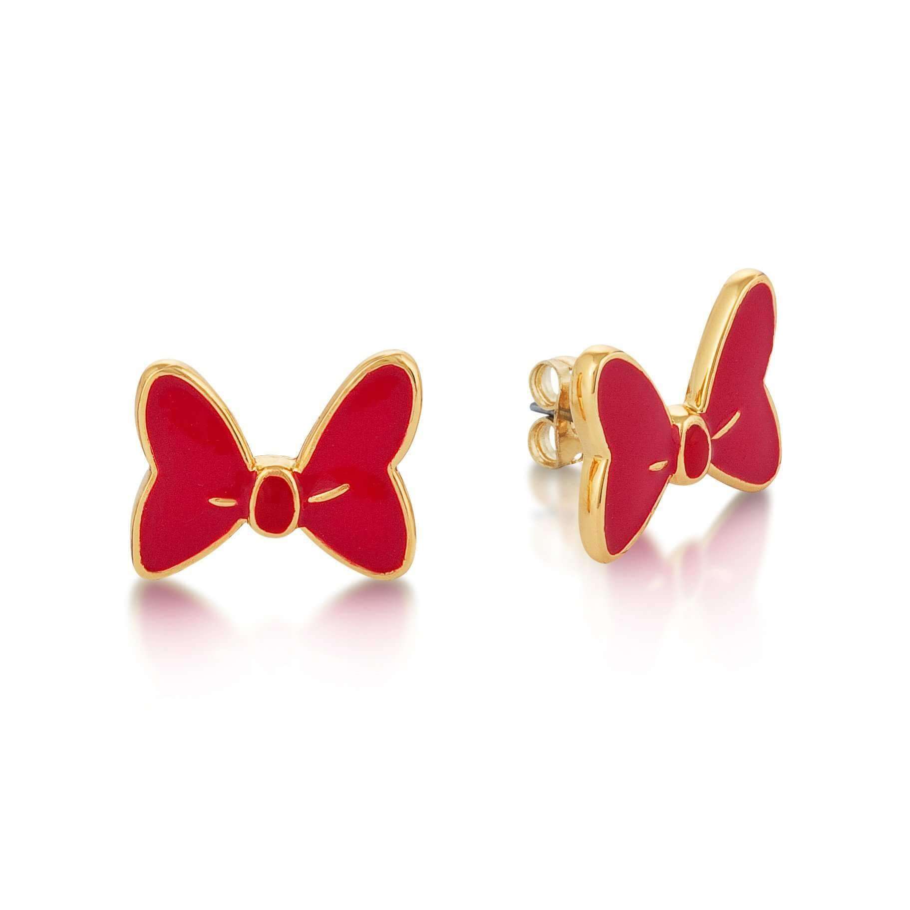 Disney Minnie Mouse Red Bow Studs - Olleke Wizarding Shop Amsterdam Brugge London