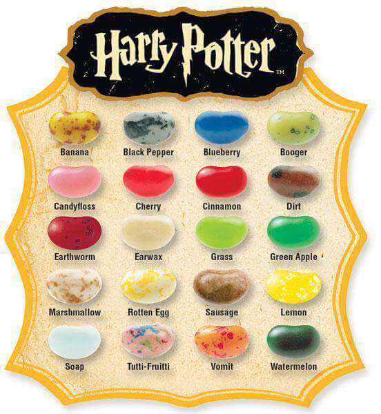 Harry Potter Bertie Botts Every Flavour Beans - Olleke Wizarding Shop Amsterdam Brugge London