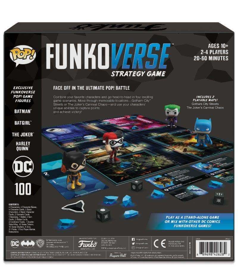 DC Comics Funkoverse Board Game 4 Character Base Set - Olleke Wizarding Shop Amsterdam Brugge London