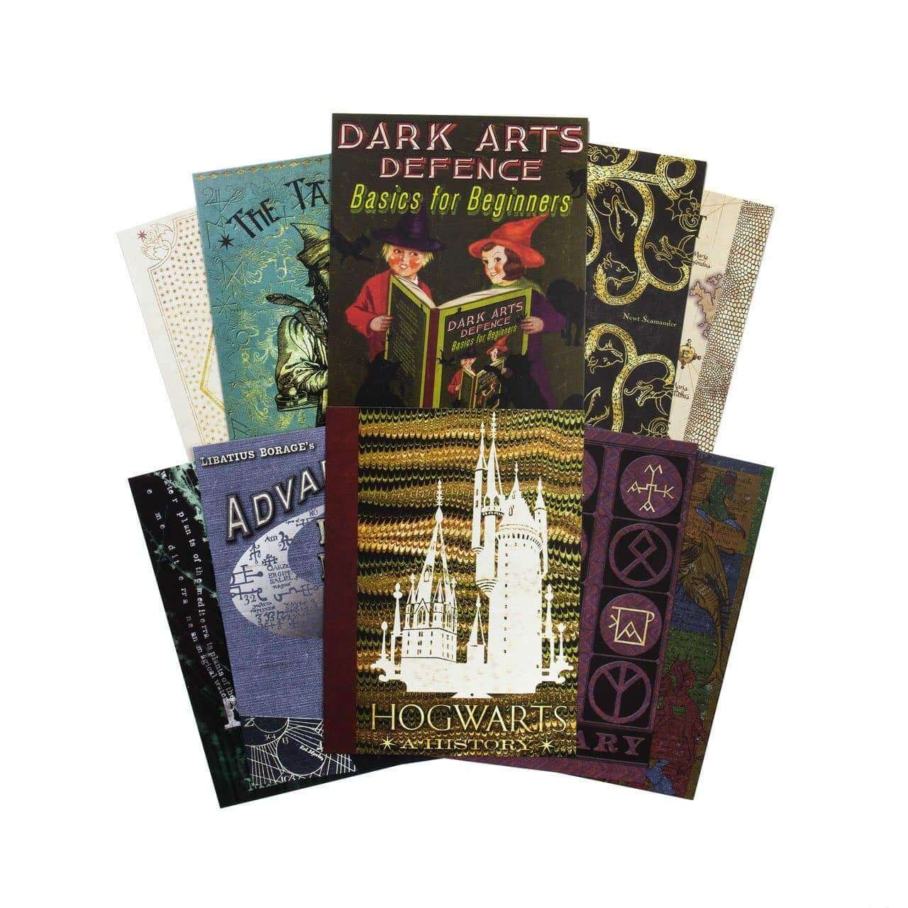 Book Covers from Hogwarts Postcards - Olleke Wizarding Shop Amsterdam Brugge London