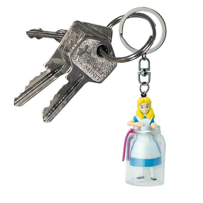 Disney Alice in the bottle Keychain - Olleke Wizarding Shop Amsterdam Brugge London