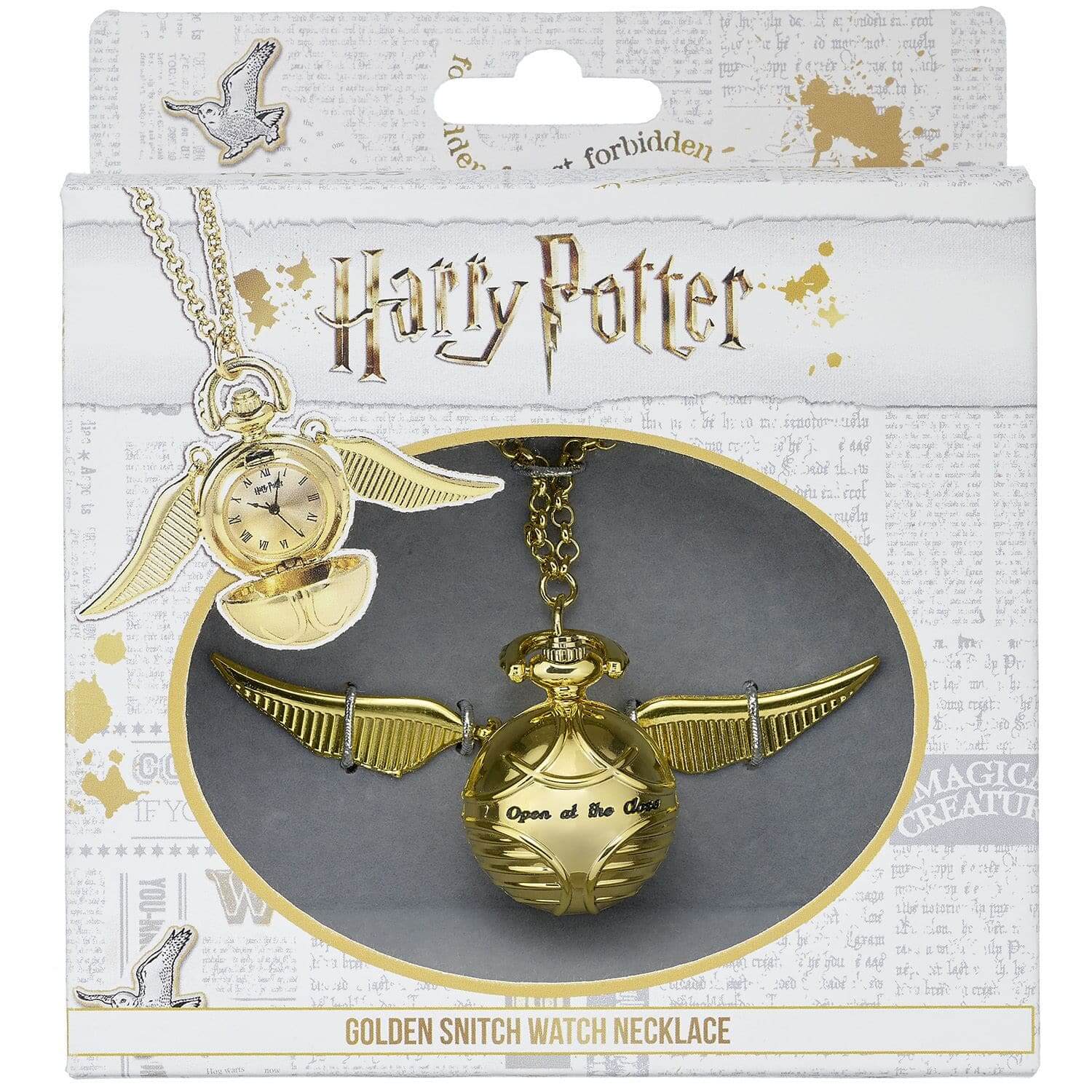 Harry Potter Golden Snitch Watch Necklace - Olleke Wizarding Shop Amsterdam Brugge London