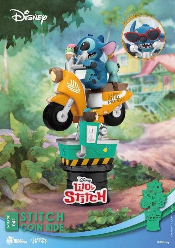 Disney Summer Series D-Stage PVC Diorama Stitch Coin Ride - Olleke Wizarding Shop Amsterdam Brugge London