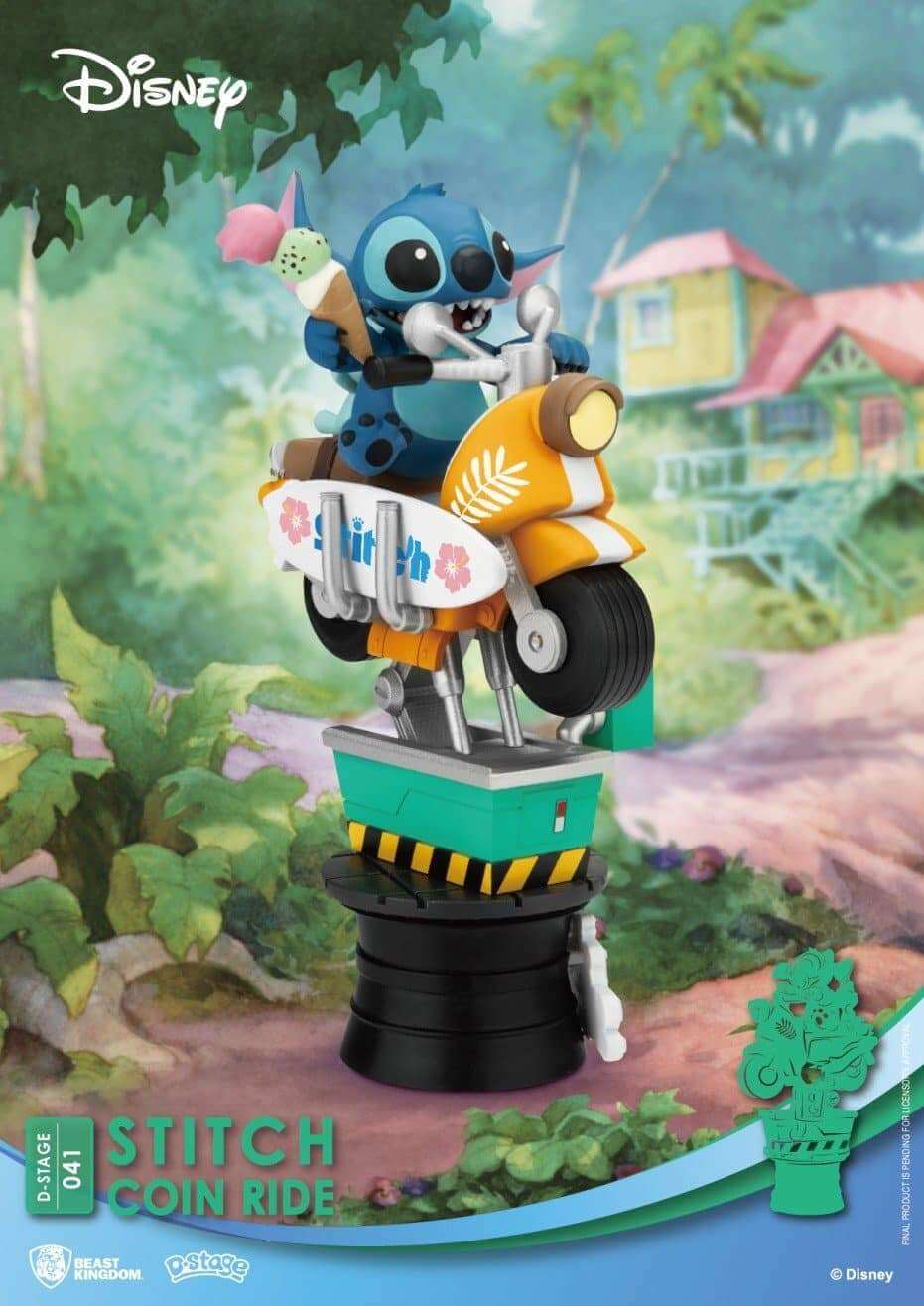 Disney Summer Series D-Stage PVC Diorama Stitch Coin Ride - Olleke Wizarding Shop Amsterdam Brugge London