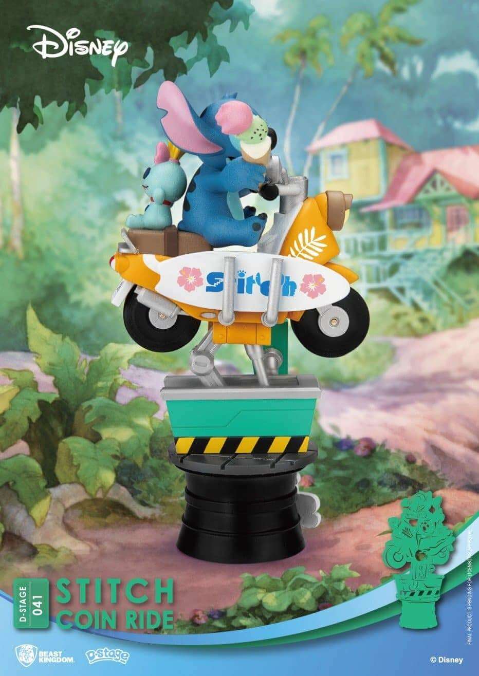 Disney Summer Series D-Stage PVC Diorama Stitch Coin Ride - Olleke Wizarding Shop Amsterdam Brugge London