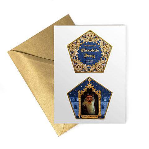 Chocolate Frog Lenticular Notecard - Olleke Wizarding Shop Amsterdam Brugge London